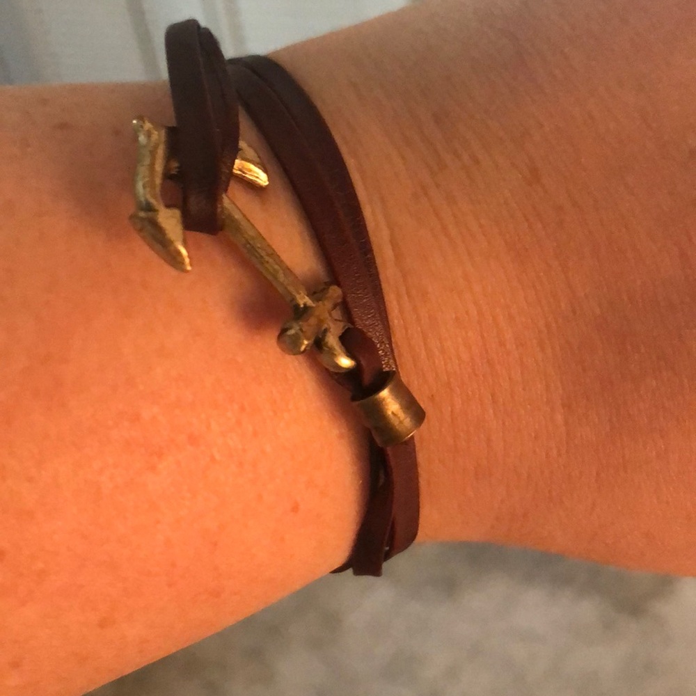 Kiel James Patrick leather wrap bracelet.